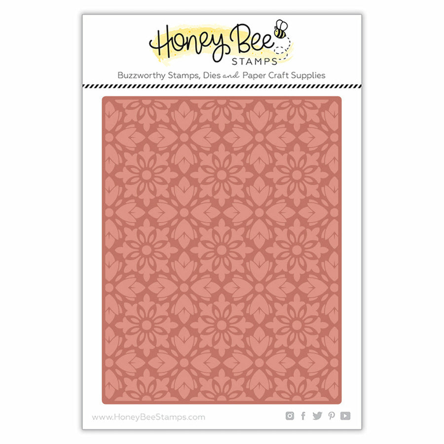 Honey Bee Stamps - Hot Foil Plate - Fanciful A2
