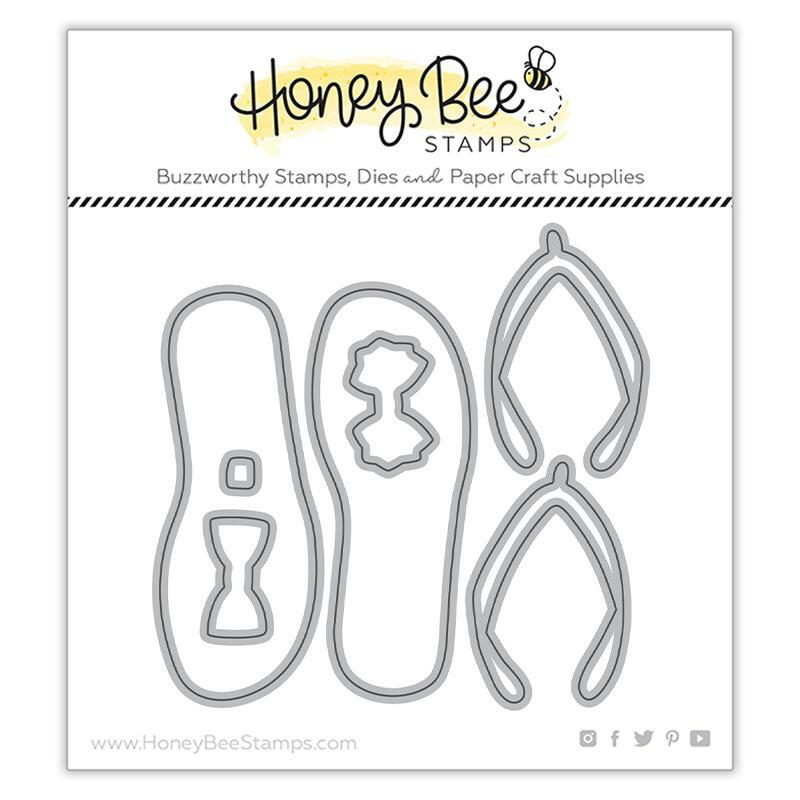 Honey Bee Stamps - Honey Cuts - Flip Flop Builder