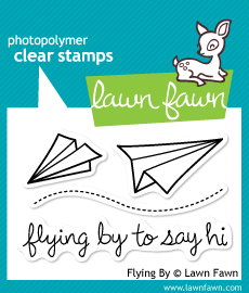 Lawn Fawn - Clear Stamps - Flying By