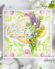 Honey Bee Stamps - Stencils - Folk Art Daisy Layering Background
