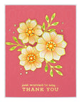 Spellbinders - Spring into Glimmer Collection - Glimmer Hot Foil Plate & Die Set - Sentiments for Everyday
