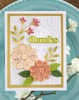 Spellbinders - Spring into Glimmer Collection - Glimmer Hot Foil Plate & Die Set - Be Bold Glimmer Sentiments