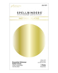 Spellbinders - Glimmer Essentials Solid Shapes Collection - Glimmer Hot Foil Plate - Essential Glimmer Solid Circle