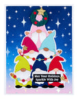 Spellbinders - Gnome for Christmas Collection - Glimmer Hot Foil Plate - Twilight Sparkle Strip