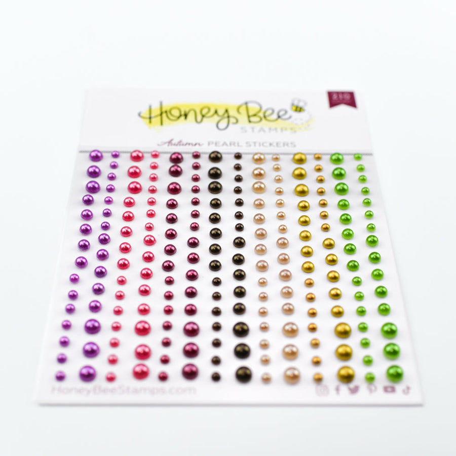 Honey Bee Stamps - Pearl Stickers - Autumn Pearls