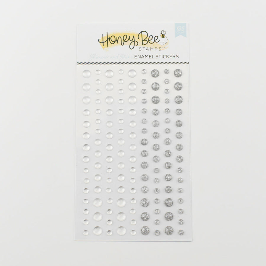 Honey Bee Stamps - Enamel Stickers - Shimmer & Shine