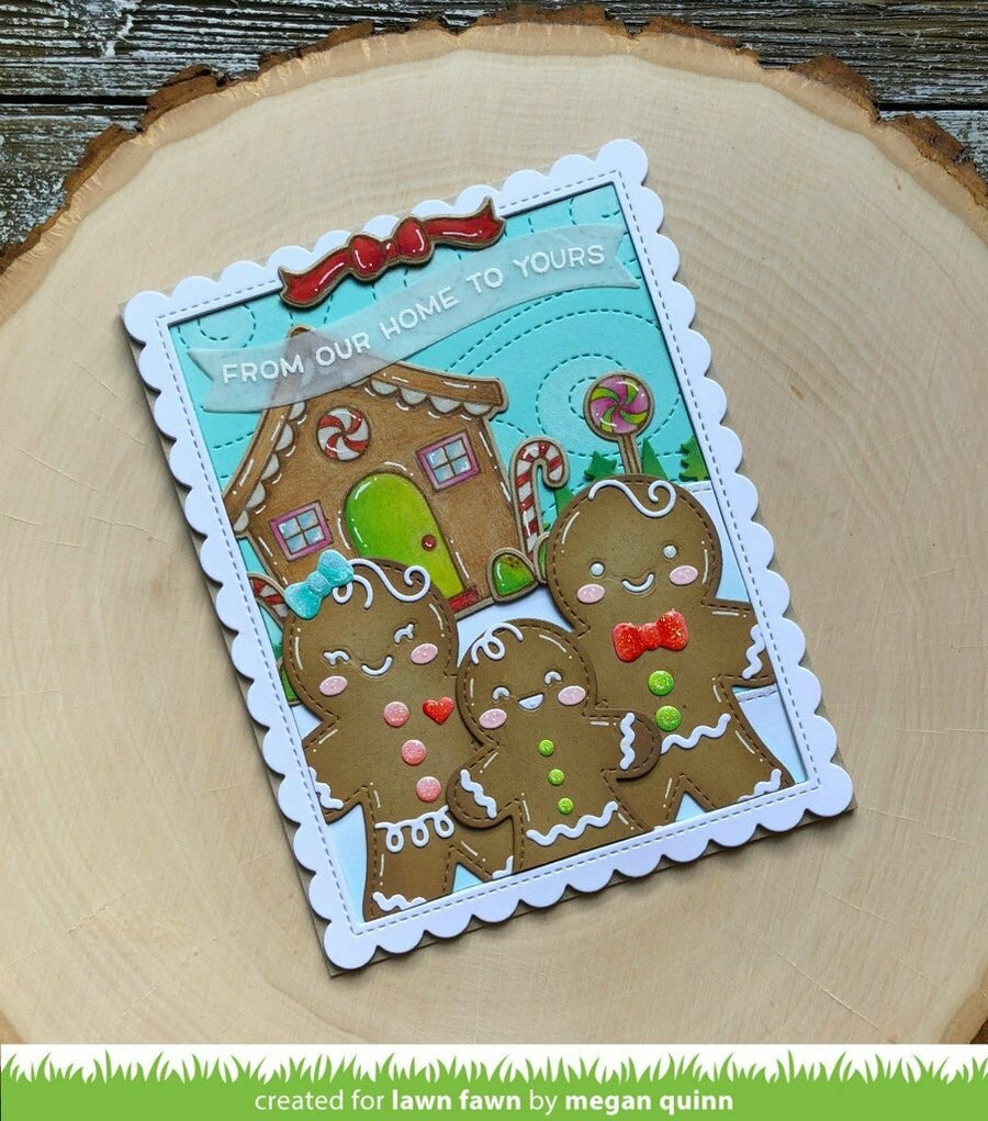 Lawn Fawn - Lawn Cuts - Gingerbread Friends