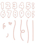 Honey Bee Stamps - Honey Cuts - Balloon Numbers