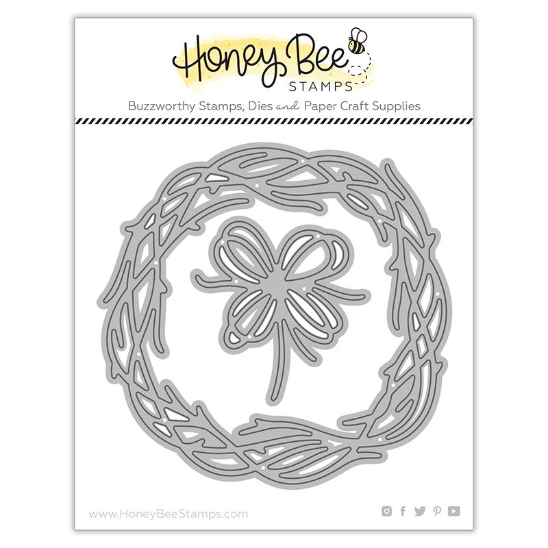 Honey Bee Stamps - Honey Cuts - Grapevine Wreath