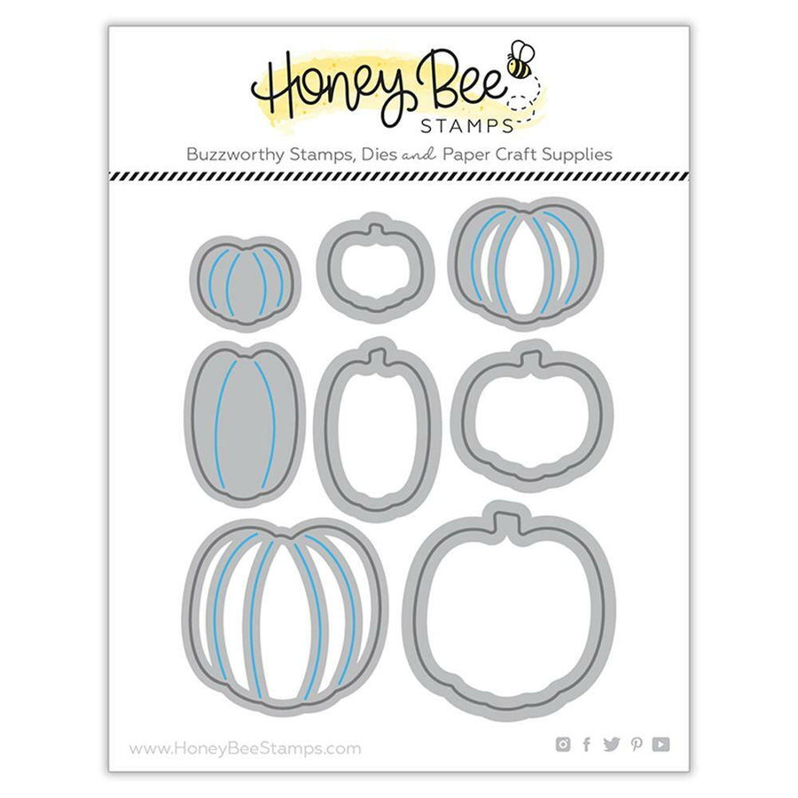 Honey Bee Stamps - Honey Cuts - Itty Bitty Pumpkins