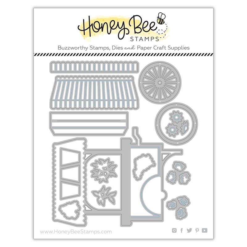 Honey Bee Stamps - Honey Cuts - Market Cart Builder