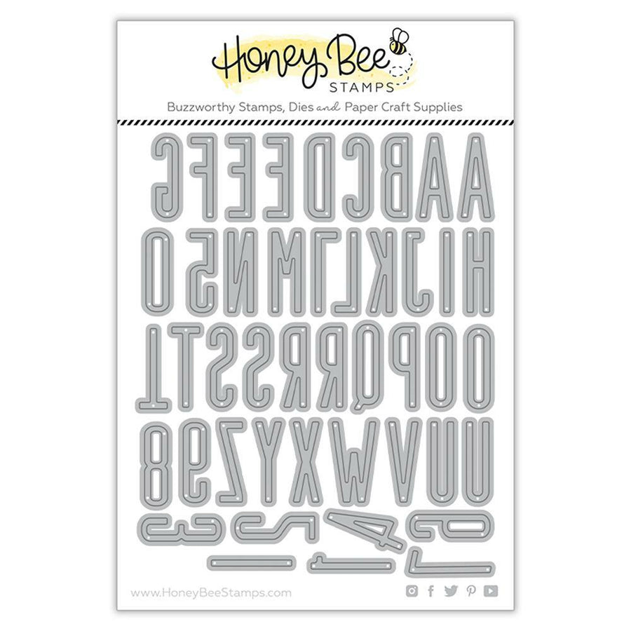 Honey Bee Stamps - Honey Cuts - Tailgate Alphabet