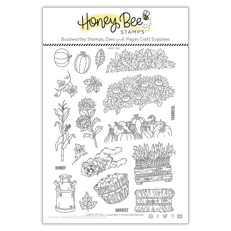 Honey Bee Stamps - Clear Stamps - Loads of Fall