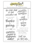 Honey Bee Stamps - Clear Stamps - Sweater Weather