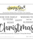 Honey Bee Stamps - Clear Stamps - Christmas