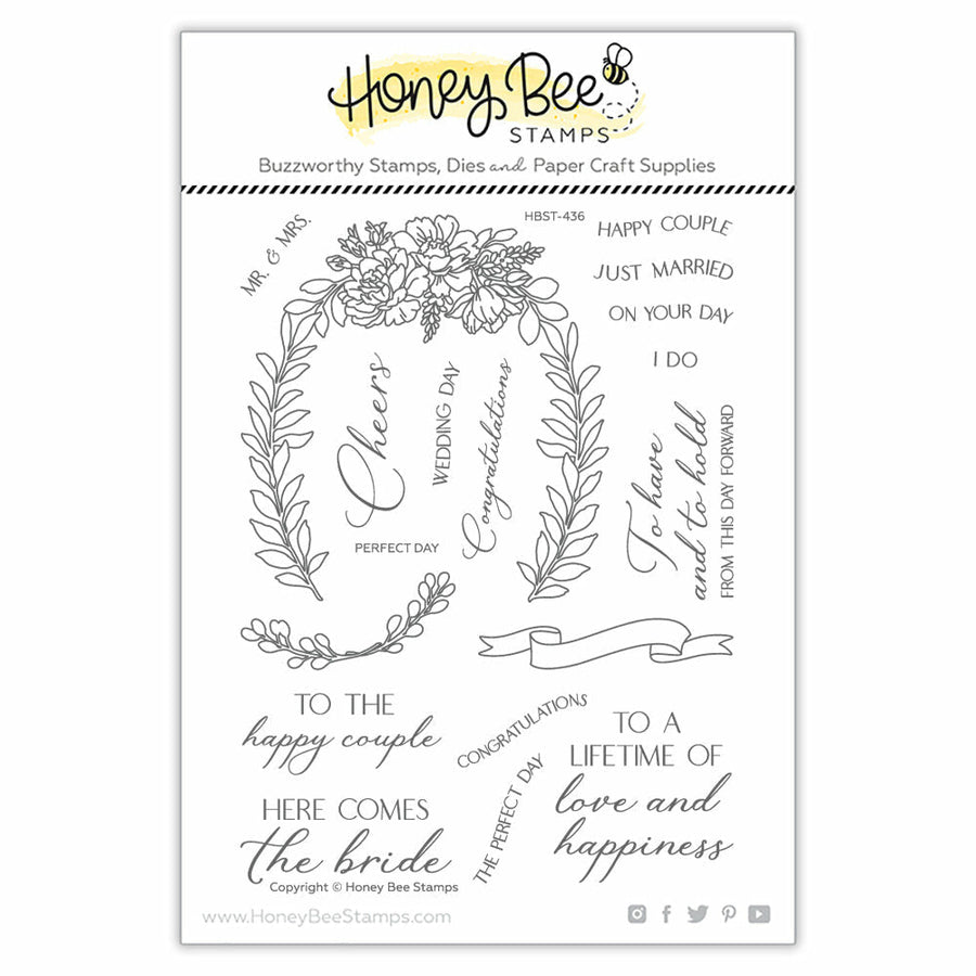 Honey Bee Stamps - Clear Stamps - Perfect Day