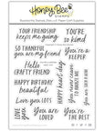 Honey Bee Stamps - Clear Stamps - You're A Keeper
