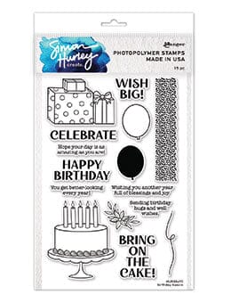 Ranger Ink - Simon Hurley - Clear Stamps - Birthday Basics
