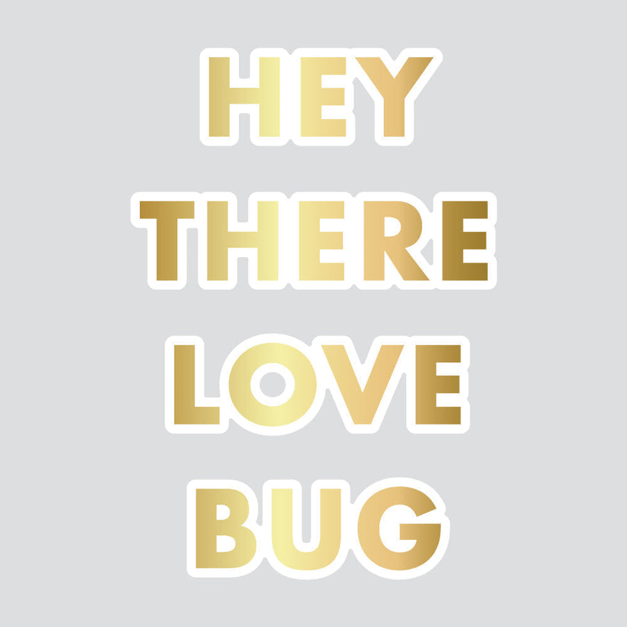 Honey Bee Stamps - Hot Foil Plate - Love Bug
