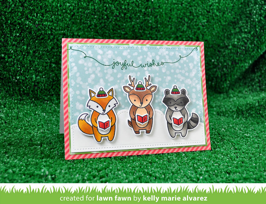 Lawn Fawn - Clear Stamps - Holiday Party Animal