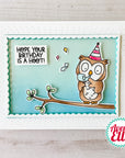 Avery Elle - Clear Stamps - Hoot Hoot Hooray