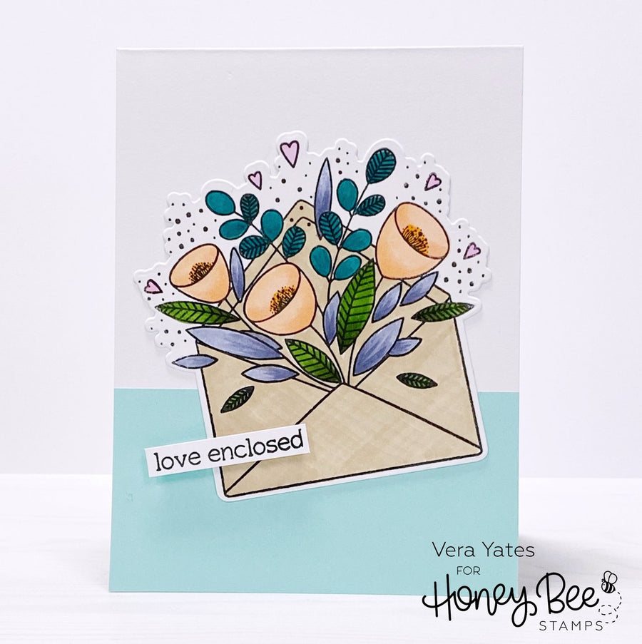 Honey Bee Stamps - Clear Stamps - Pretty Postage