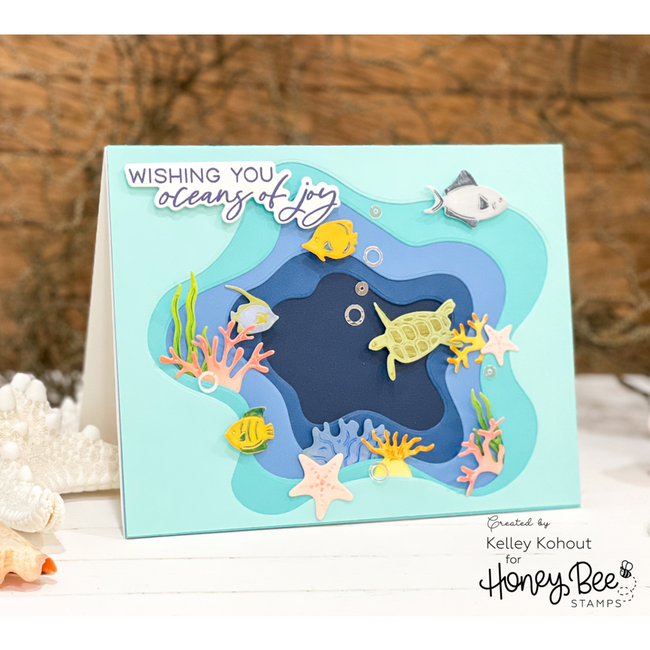 Honey Bee Stamps - Clear Stamps - Seas The Day