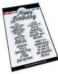 Catherine Pooler Designs - Clear Stamps - Inside Out Birthday Sentiments