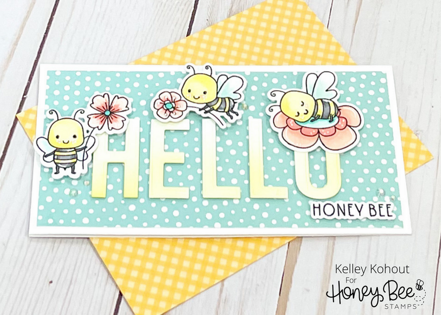 Honey Bee Stamps - Honey Cuts - Sweet Honey Bee
