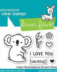 Lawn Fawn - Clear Stamps - I Love You(calyptus)
