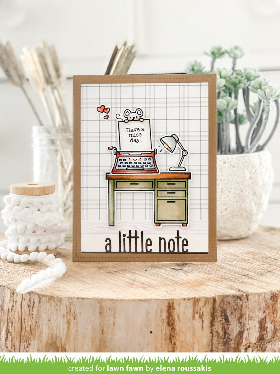 Lawn Fawn - Clear Stamps - You're Just My Type