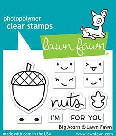 Lawn Fawn - Clear Stamps - Big Acorn
