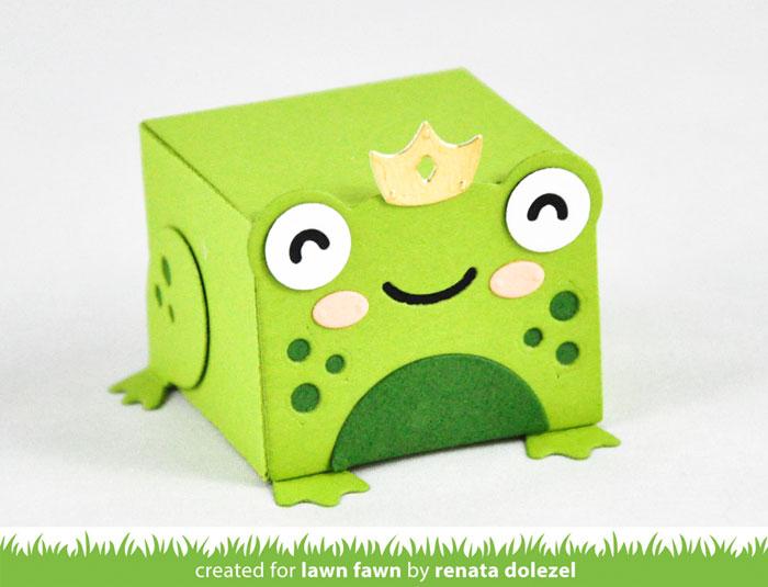 Lawn Fawn - Lawn Cuts - Tiny Gift Box Frog Add-On
