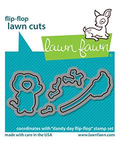Lawn Fawn - Lawn Cuts - Dandy Day Flip-Flop