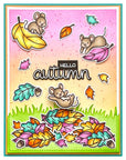Lawn Fawn - Clear Stamps - Scripty Autumn Sentiments