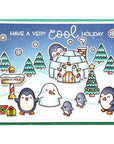 Lawn Fawn - Clear Stamps - Penguin Party