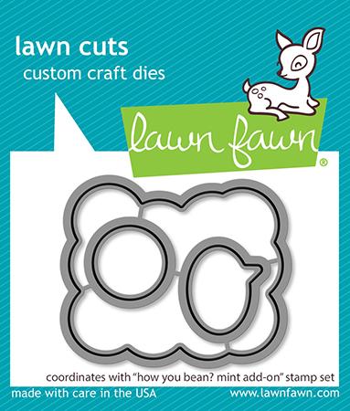 Lawn Fawn - Lawn Cuts - How You Bean? Mint Add-On