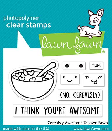 Lawn Fawn - Clear Stamps - Cerealsly Awesome