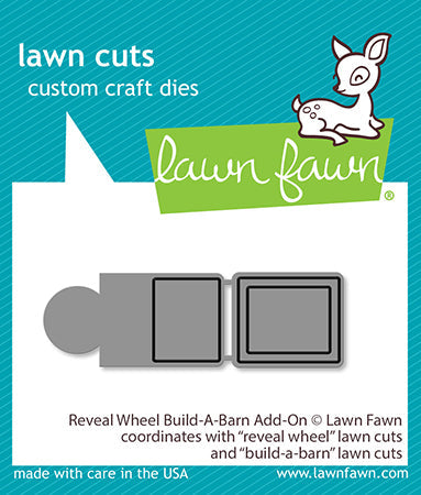Lawn Fawn - Lawn Cuts - Reveal Wheel Build-A-Barn Add-On