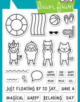 Lawn Fawn - Clear Stamps - Pool Party