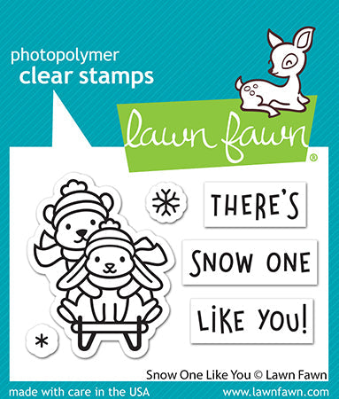 Lawn Fawn - Clear Stamps - Snow One Like You