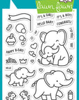 Lawn Fawn - Clear Stamps - Elephant Parade