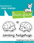 Lawn Fawn - Clear Stamps - Hedgehugs