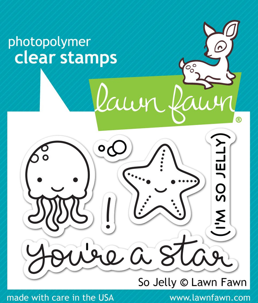 Lawn Fawn - Clear Stamps - So Jelly