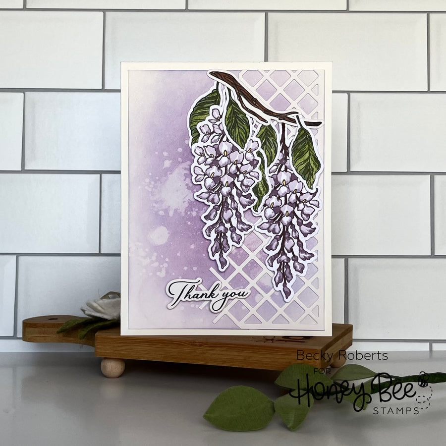 Honey Bee Stamps - Honey Cuts - Layering Wisteria