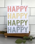Honey Bee Stamps - Honey Cuts - Happy Happy Happy A2 Cover Plate