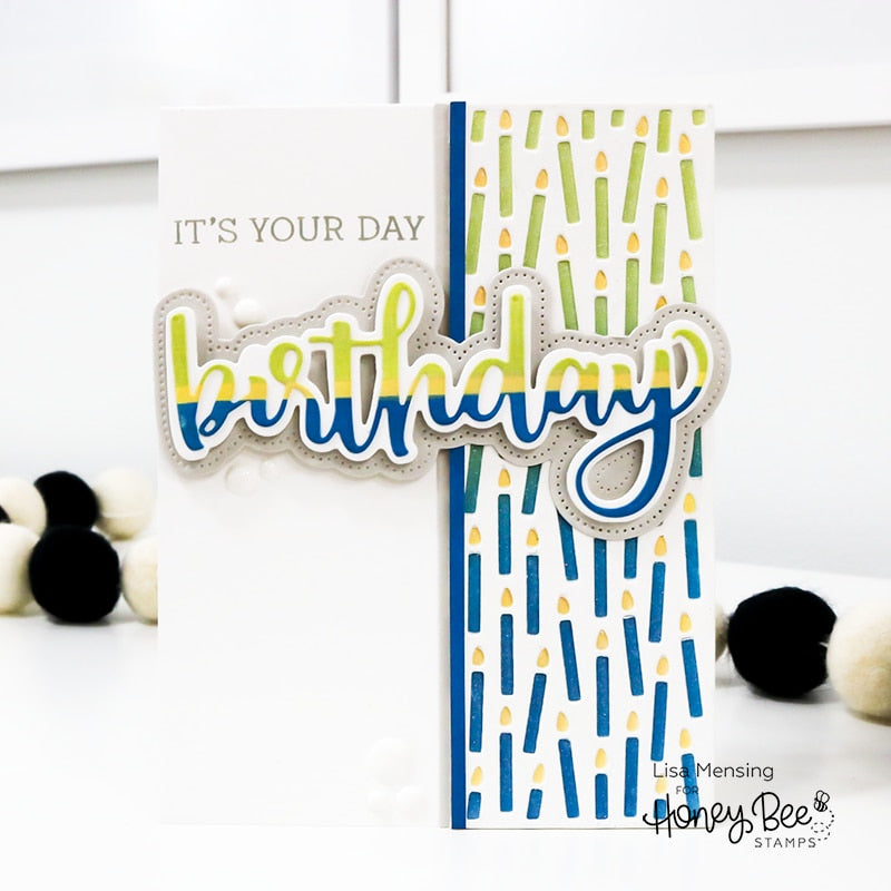 Honey Bee Stamps - Clear Stamps - Birthday