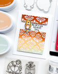 Catherine Pooler Designs - Cling Stamps - Filigree Background