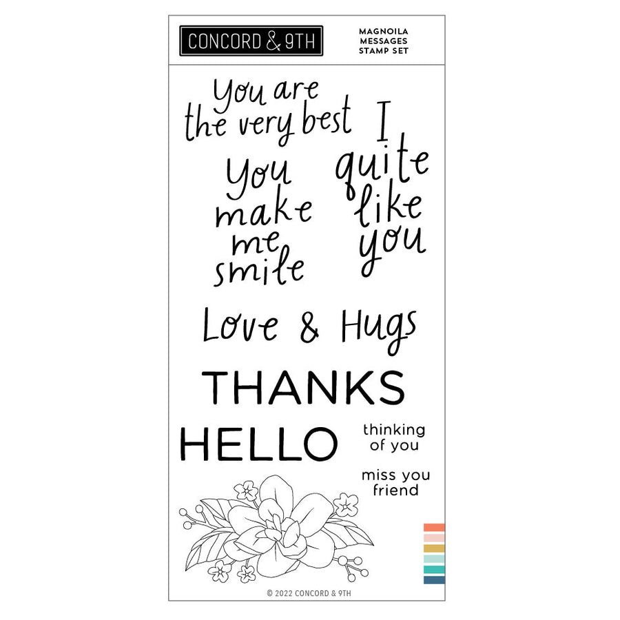 Concord & 9th - Clear Stamps - Magnolia Messages