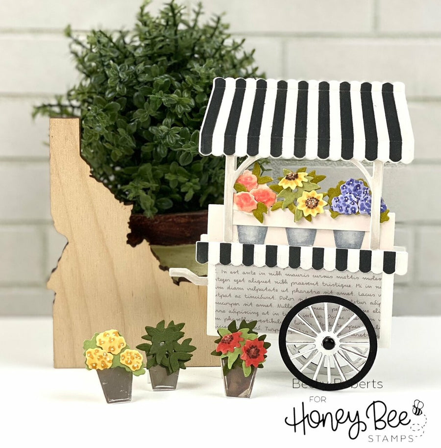 Honey Bee Stamps - Honey Cuts - Market Cart Builder